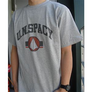 Super Dimension Fortress Macross - U.N. Spacy T-shirt Mix Gray (M Size)