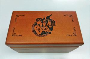 Yu Yu Hakusho Wooden Music Box (Tune - Hohoemi no Bakudan)