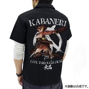 Kabaneri Of The Iron Fortress Mumei Full Color Work Shirt Black (L Size)