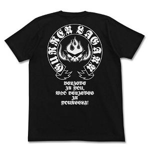 Tengen Toppa Gurren Lagann Team Gurren Black & White T-shirt Black (XL Size)