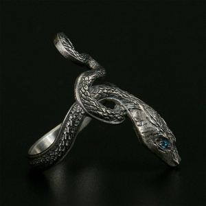 Dark Souls × TORCH TORCH / Ring Collection: Covetous Silver Serpent Men's Ring (L Size)