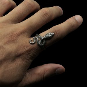 Dark Souls × TORCH TORCH / Ring Collection: Covetous Silver Serpent Men's Ring (L Size)