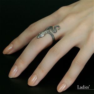 Dark Souls × TORCH TORCH / Ring Collection: Covetous Silver Serpent Ladies Ring (L Size)