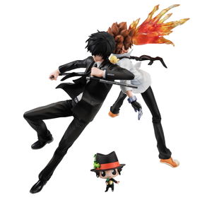 G.E.M. Series Katekyo Hitman Reborn! 1/8 Scale Pre-Painted Figure: Tsunayoshi Sawada & Kyoya Hibari & Reborn Set