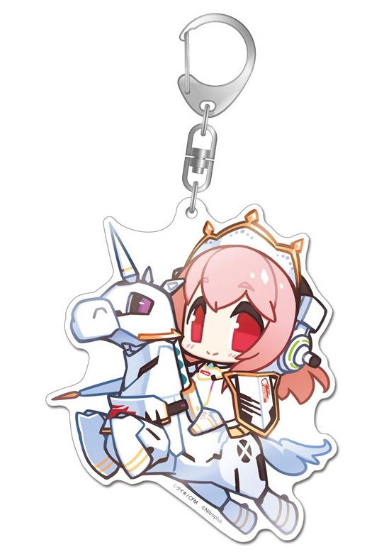 Racing Miku x Super Sonico Big Acrylic Key Ring: Sonico 2