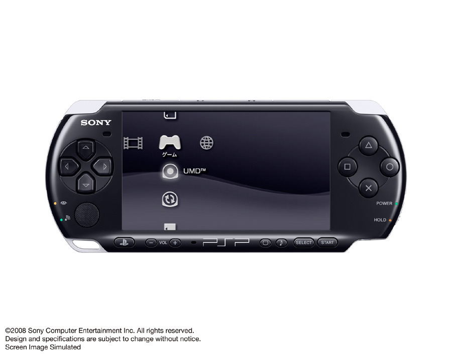 PSP PlayStation Portable Slim & Lite - Piano Black (PSP-3000PB) (Japan)