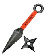 toy kunai and shuriken