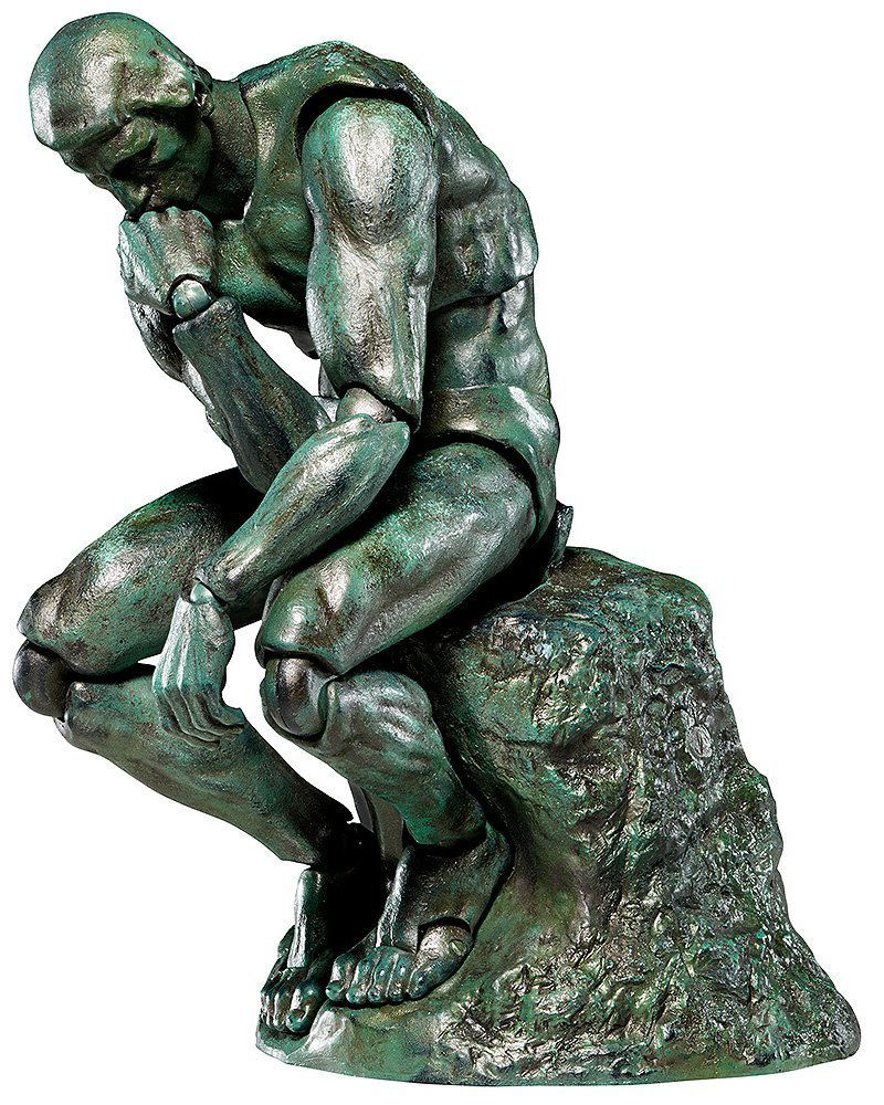 thinker table statue