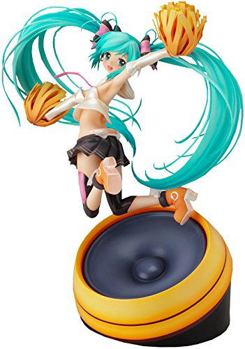 cheerful miku figure