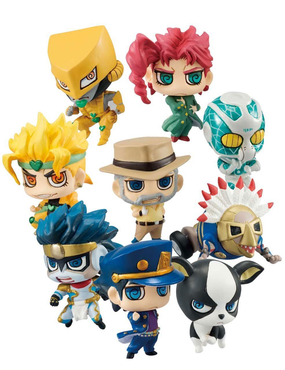 JoJo's Bizarre Adventure: Cutie Figure Mascot Trading Figures