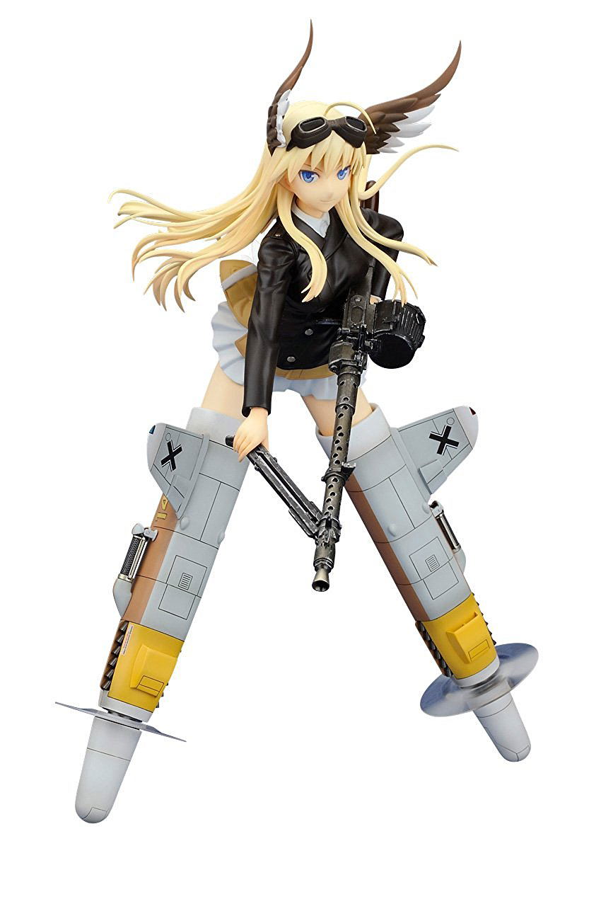 strike witches 2 1/8 pre-painted pvc figure: hanna justina