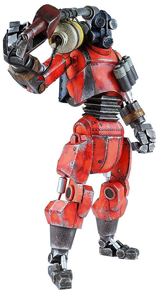 Team Fortress 2 Robot Pyro Red