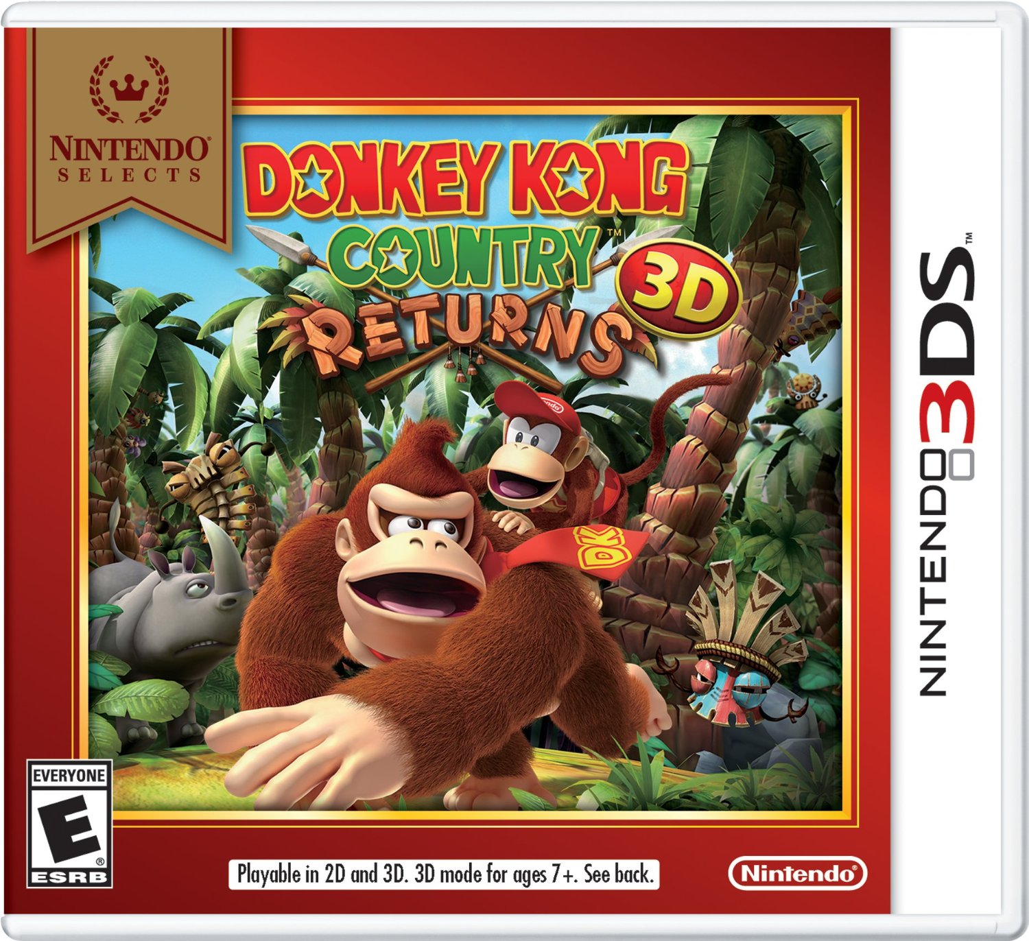 donkey kong country returns 3d (nintendo selects)