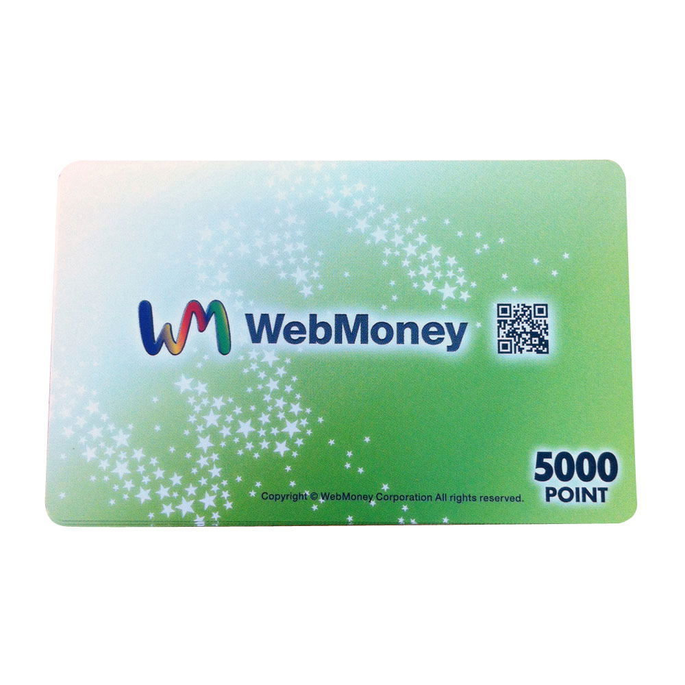 WebMoney - 5000 Point Card digital
