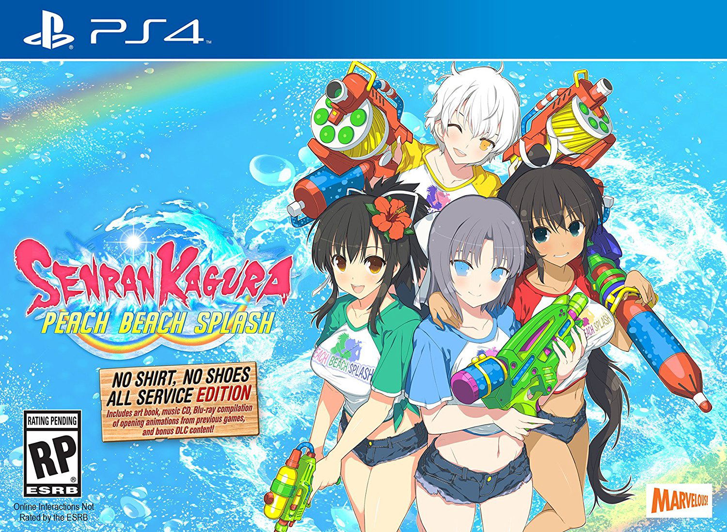 Senran Kagura: Peach Beach Splash [No Shirt, No Shoes, All Service Edition]