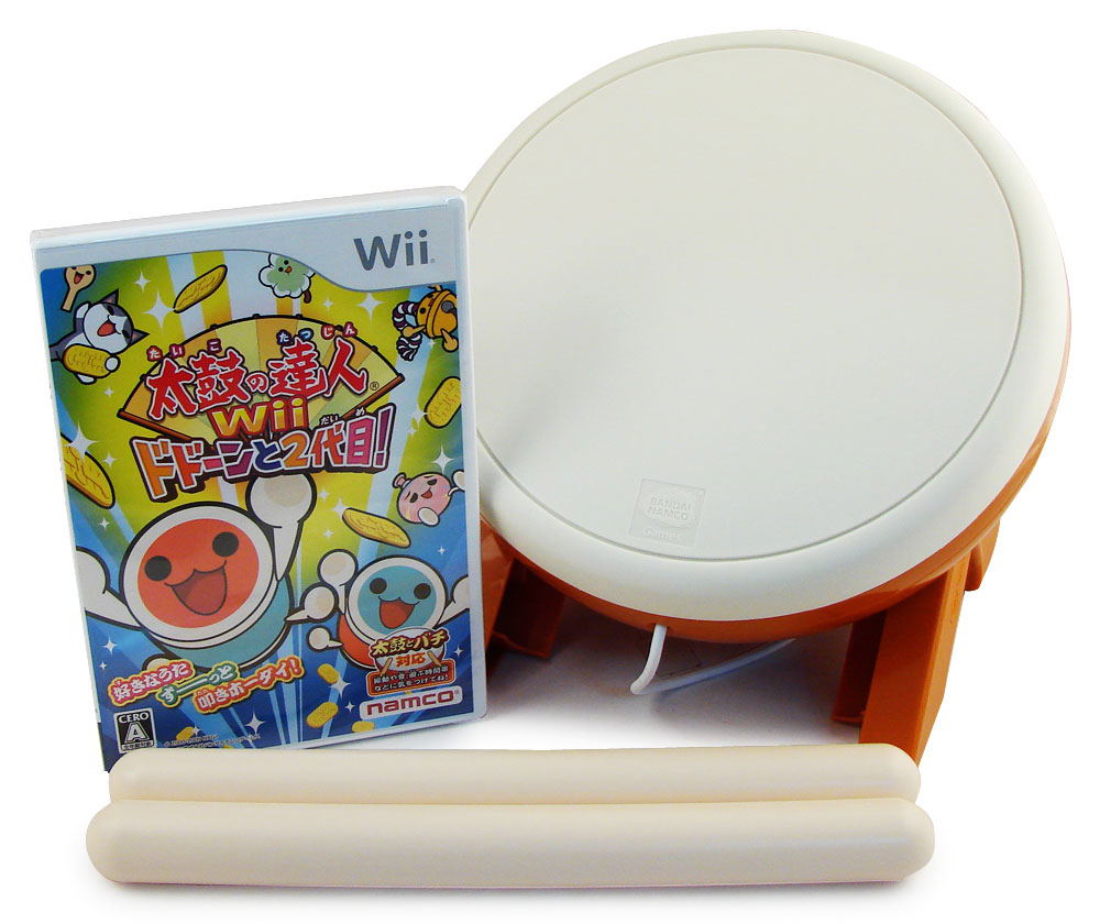 Taiko No Tatsujin Wii Dodoon To 2 Yome Bundle W Tatacon