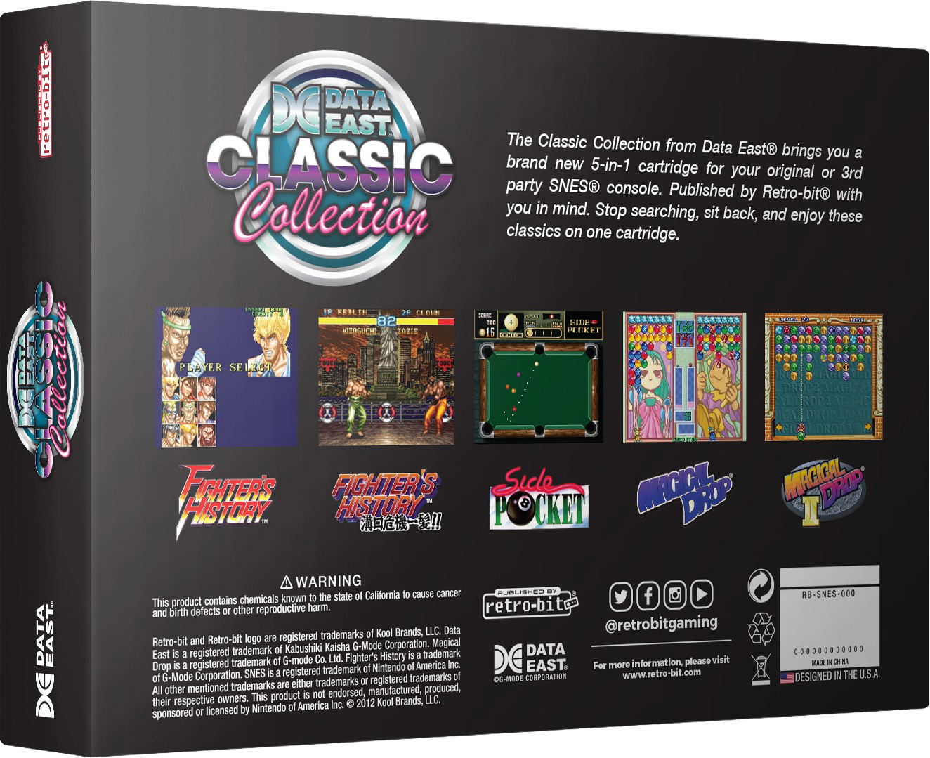 data east classic collection snes