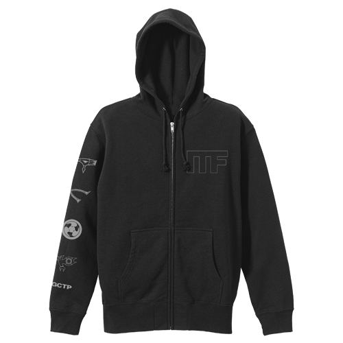 Infini T Force Zippered Hoodie Black L Size