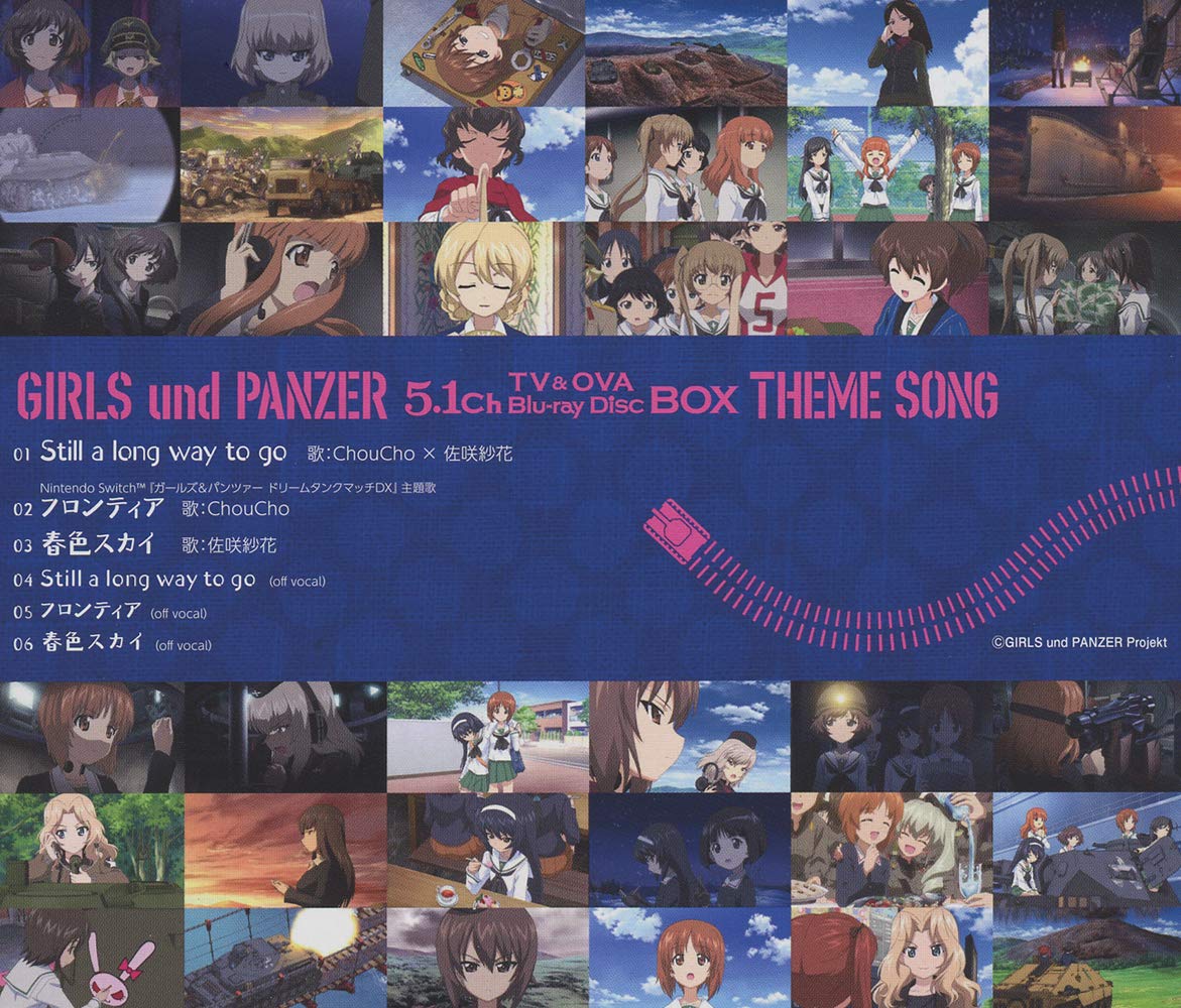 Anime Soundtrack Girls Und Panzer Tv And Ova 5 1ch Blu Ray Disc Box Theme Song Cd Still A Long Way To Go Choucho Sayaka Sasaki