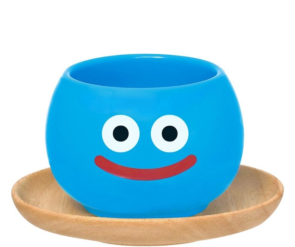 Dragon Quest small bowl with a lid  Smile Metal Slime for fans of DQ ceramics