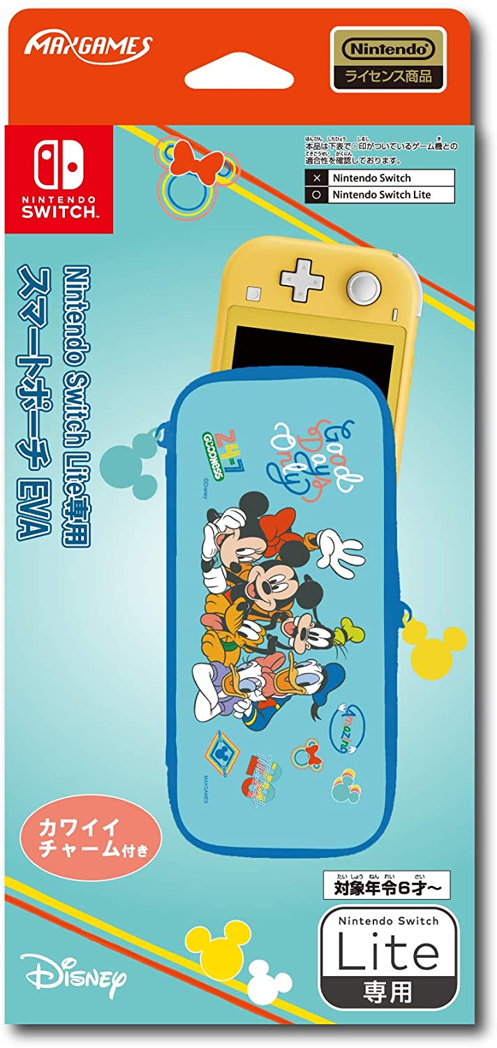 Mickey Friends Smart Pouch Eva For Nintendo Switch Lite