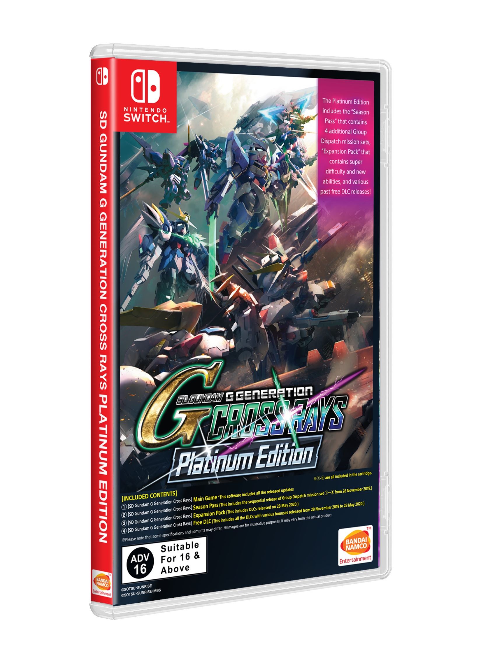 Sd Gundam G Generation Cross Rays Platinum Edition English