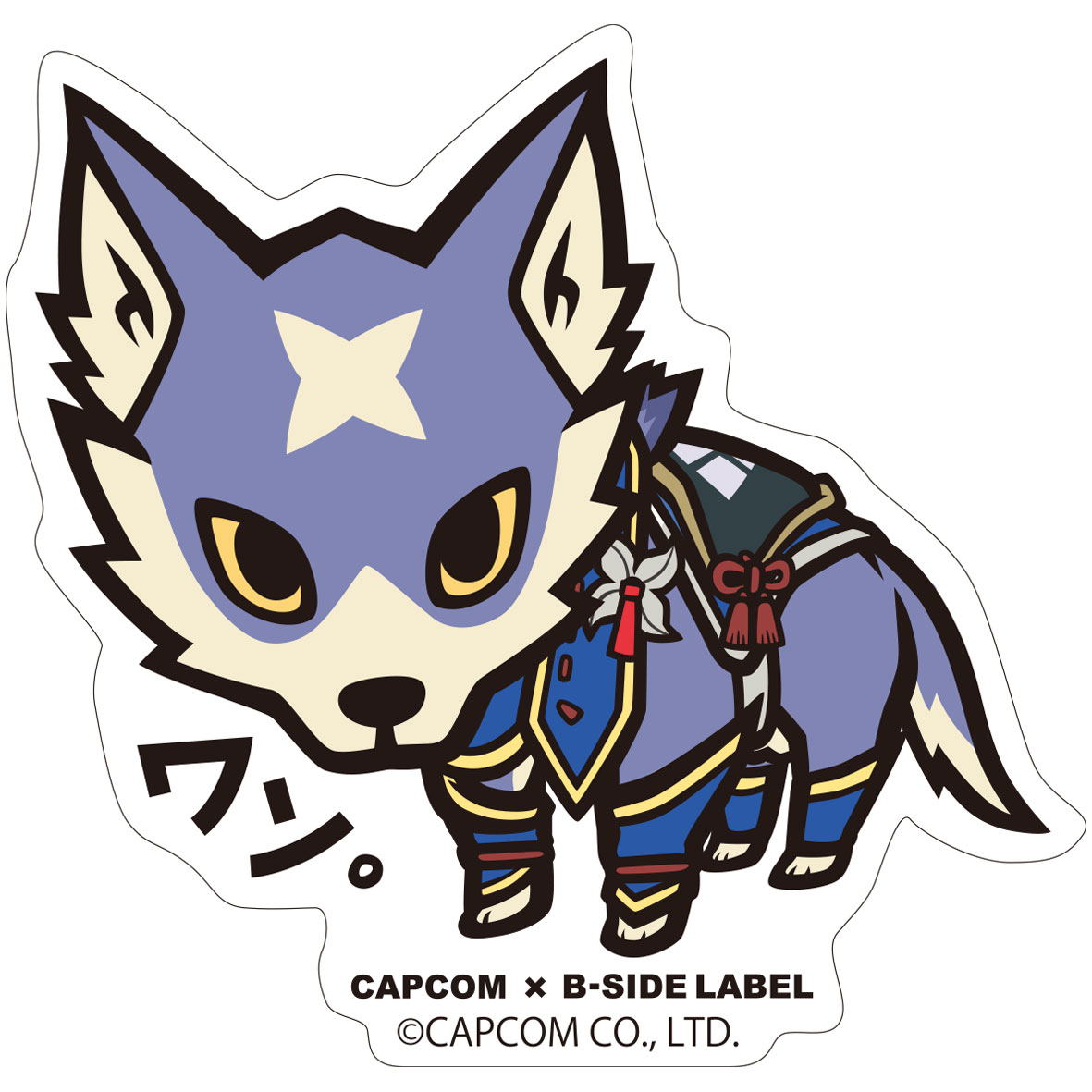 Capcom X B Side Label Sticker Monster Hunter Wan