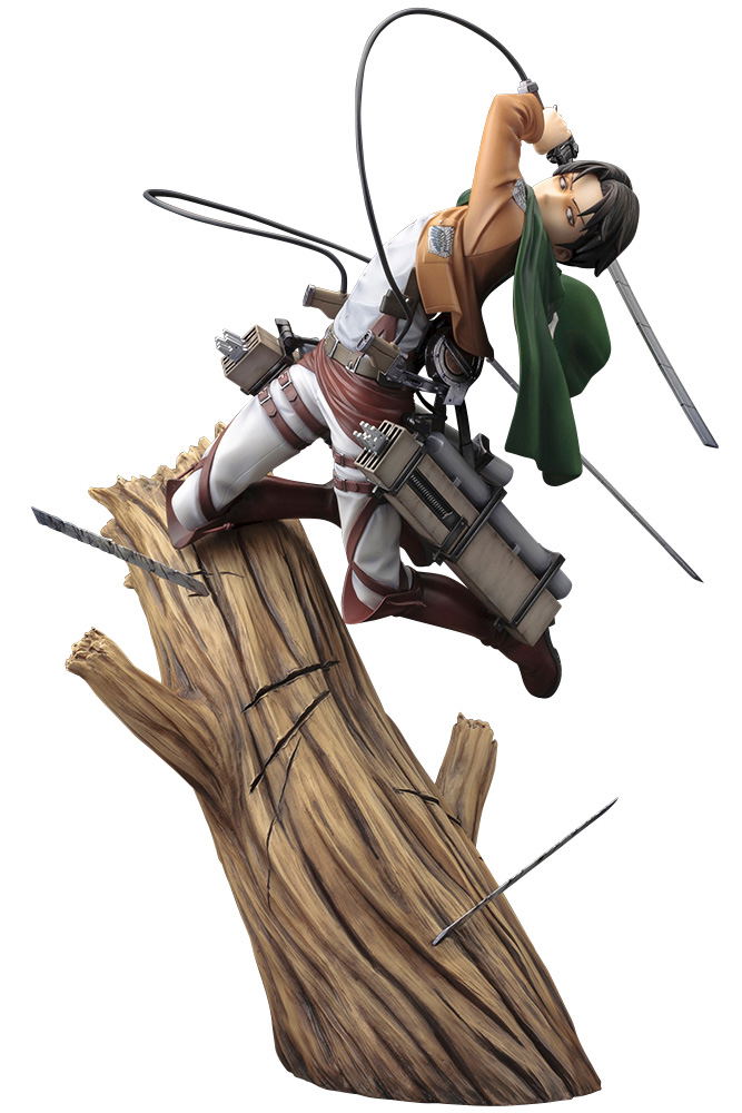 Artfx J Attack On Titan 1 8 Scale Pre Painted Figure Levi Renewal Package Ver Re