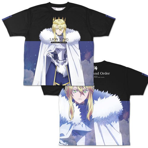 Fate Grand Order Sacred Round Table Area Camelot Fgo Camelot Lion King Double Sided Full Graphic