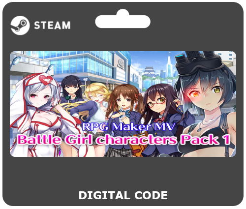 Rpg Maker Mv Battle Girl Characters Pack 1 Dlc Anime Japan Steam Digital