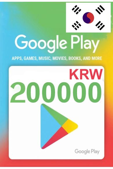 Google Play Krw 0000 Gift Card Korea Account Digital