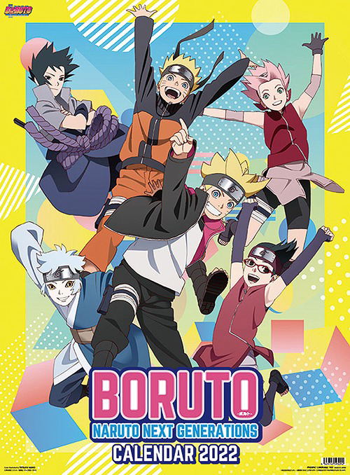 Boruto Naruto Next Generations 2022 Calendar