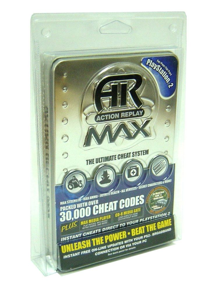 action replay max ps2 game saves