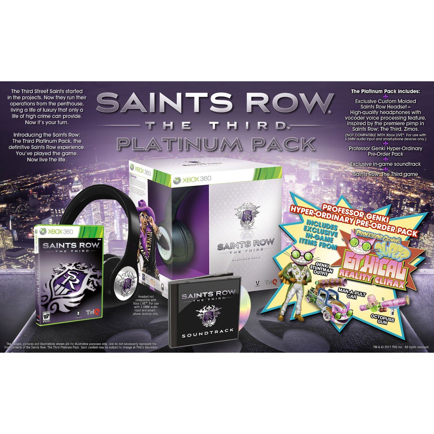 Saints Row The Third Platinum Pack