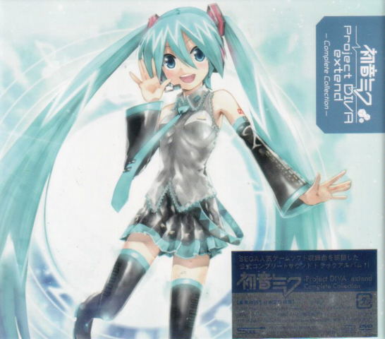 J Pop Hatsune Miku Project Diva Extend Complete Collection 2cd Dvd