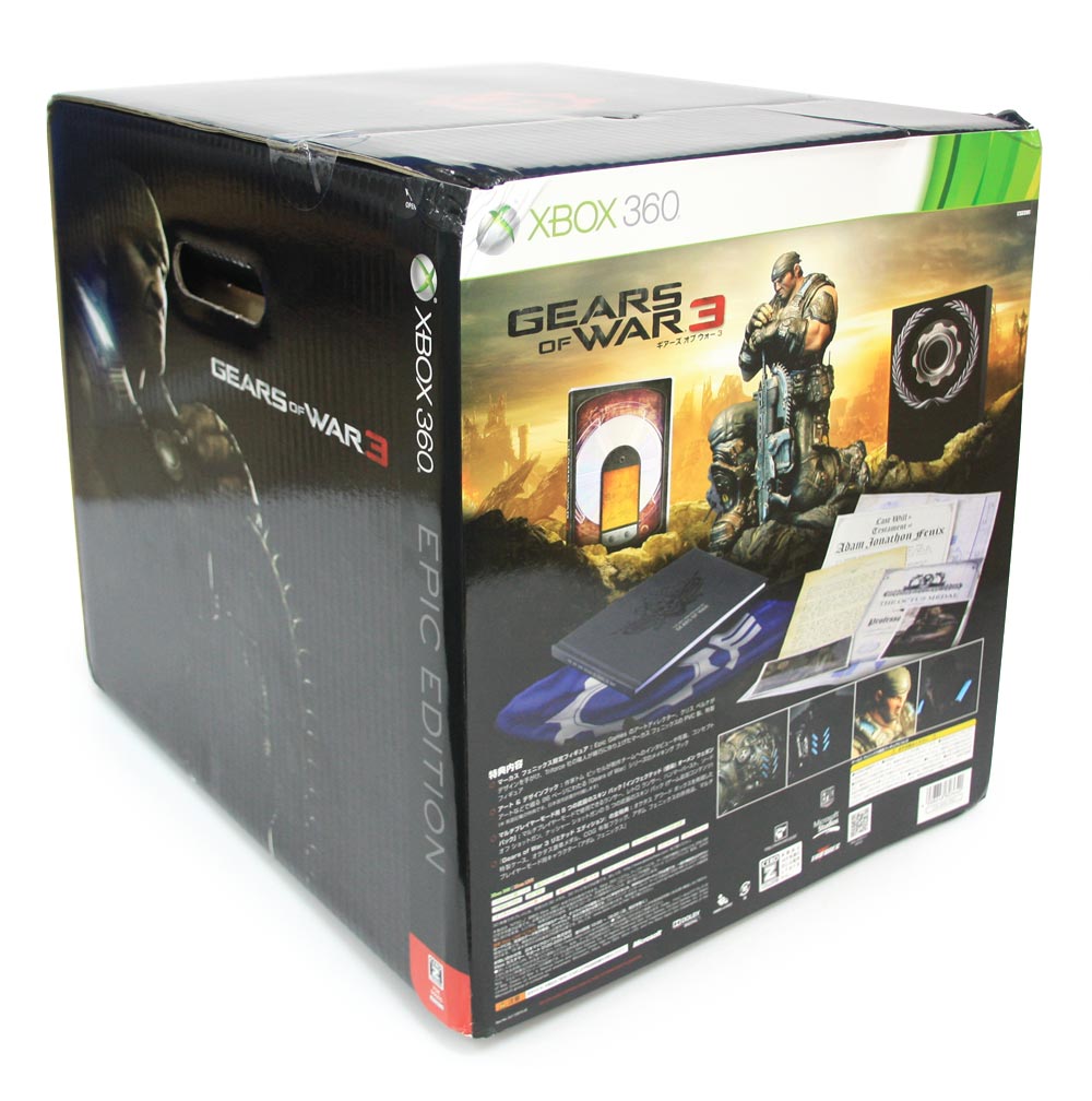 Gears Of War 3 Epic Edition Box With Minor Damage Please Refer To Image