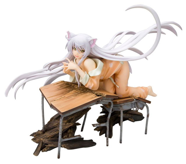Bakemonogatari 1 7 Scale Pre Painted Pvc Figure Black Hanekawa Kotobukiya Ver