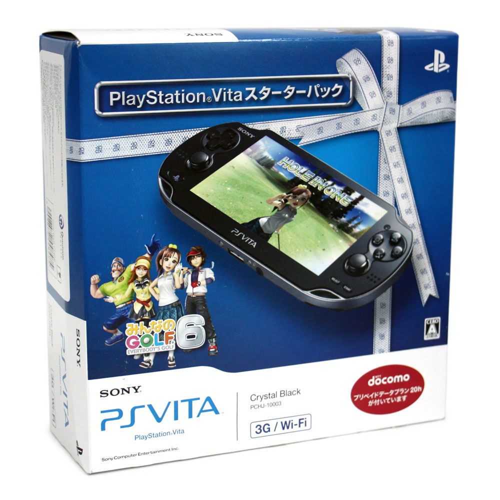 Psvita Playstation Vita 3g Wi Fi Model Starter Pack W Minna No Golf 6