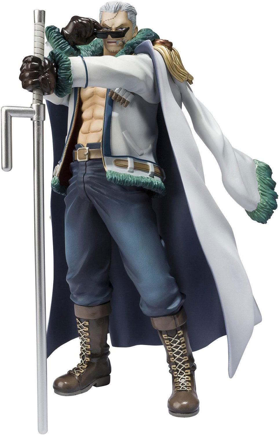 One Piece Figuarts Zero Non Scale Pre Painted Pvc Figure Smoker Punk Hazard Ver