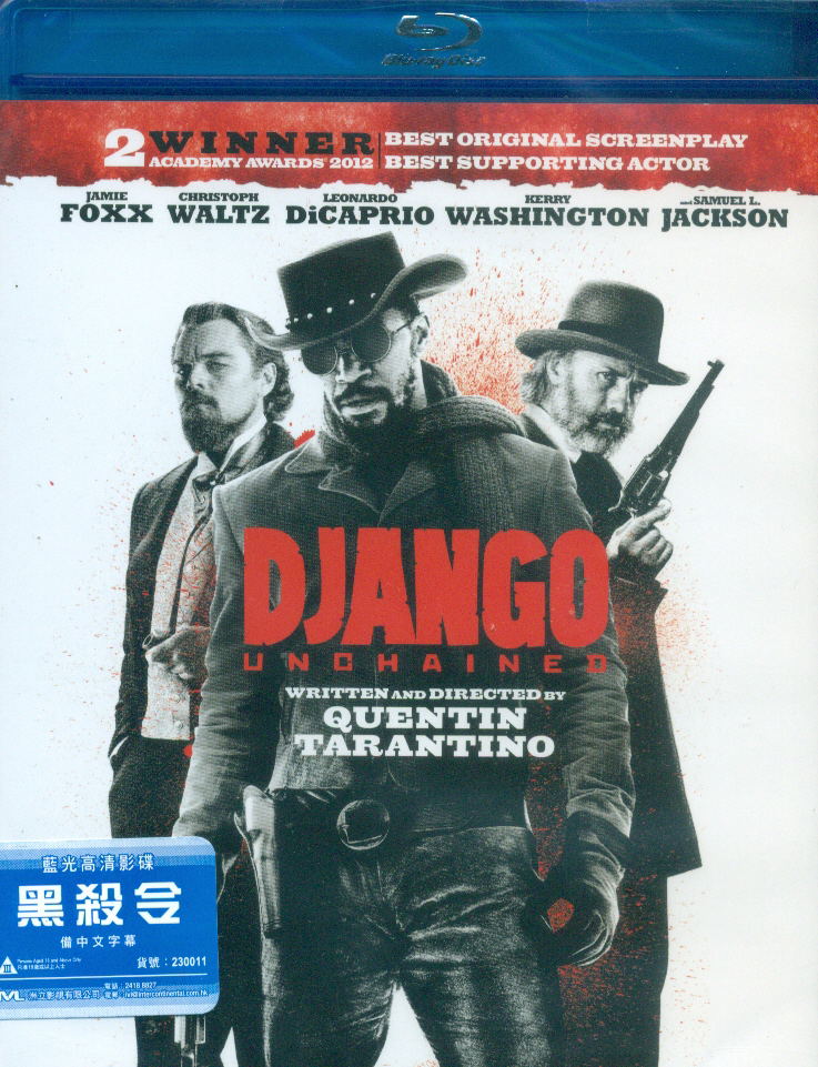 Django Unchained Jamie Foxx Christoph Waltz Leonardo Dicaprio