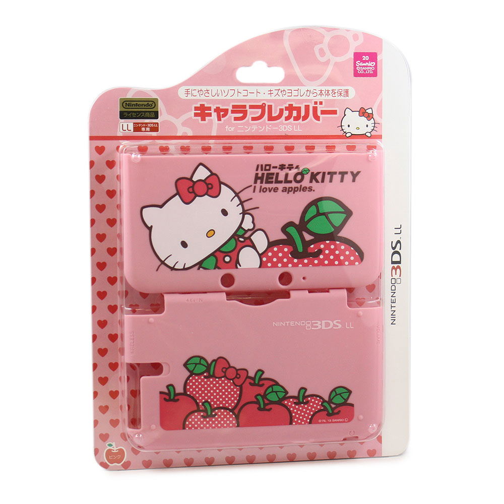 Chare Pure Cover For 3ds Ll Hello Kitty Pink