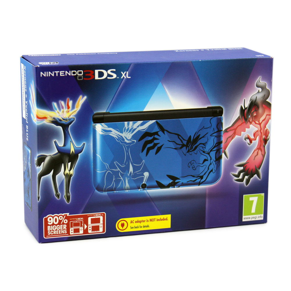 nintendo 3ds xl xerneas yveltal blue