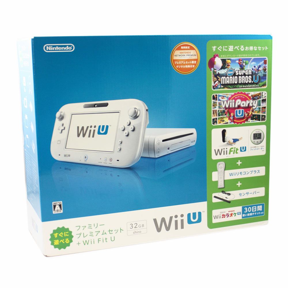 Wii U Suguni Asoberu Family Premium Set Wii Fit U 32gb White