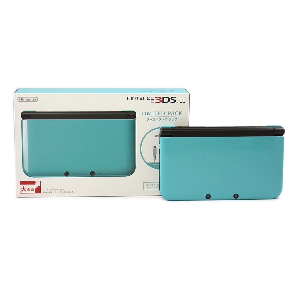 Nintendo 3ds Ll Limited Pack Turquoise X Black
