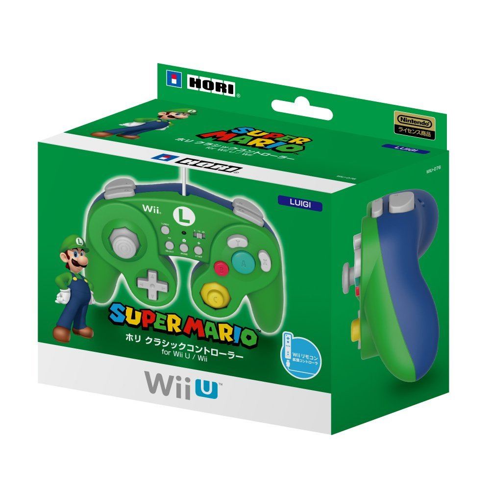 Classic Controller For Wii U Luigi