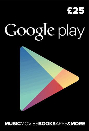 Google Play Gbp 25 Gift Card Uk Account Digital