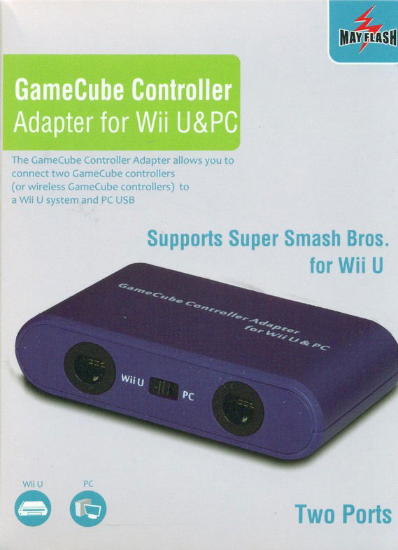 Gamecube Controller Adapter For Wii U Pc With Two Ports