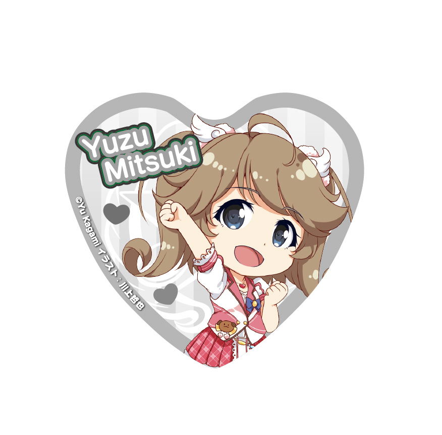 Angel Festa Heart Can Badge Mitsuki Yuzu