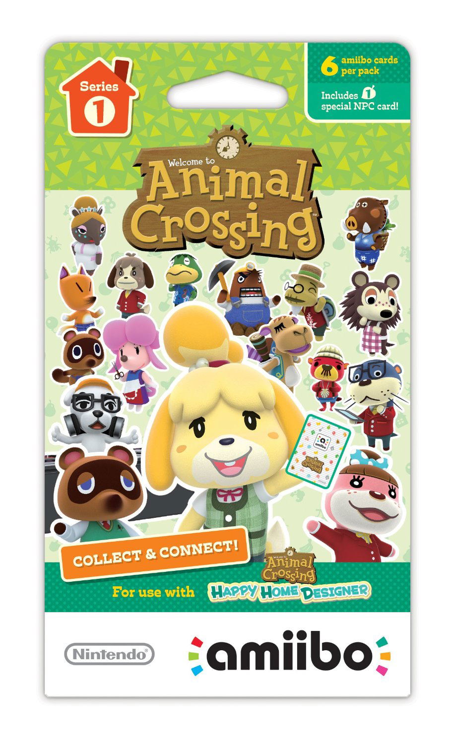 Animal Crossing Amiibo Card 6 Pack Series 1