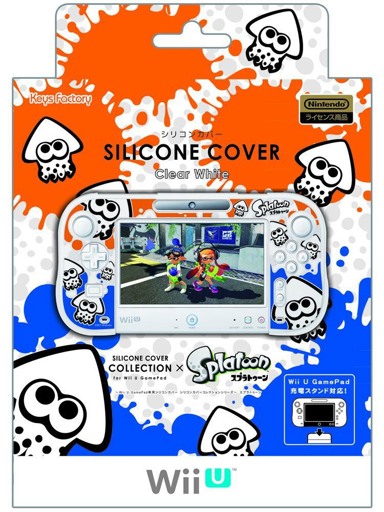 Silicon Cover Collection For Wii U Gamepad Splatoon Type A Re Run